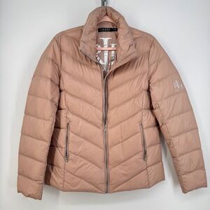 Lauren Ralph Lauren Puffer Jacket Quilted Coat Lightweight‎ -  Women's Large ECU